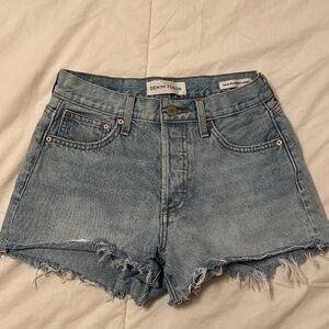 Garage high waisted denim shorts